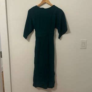 Closet green office dress size 6